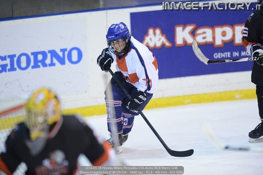 2014-01-18 Hockey Milano Rossoblu U14-Aosta 0626 Marco Grilli